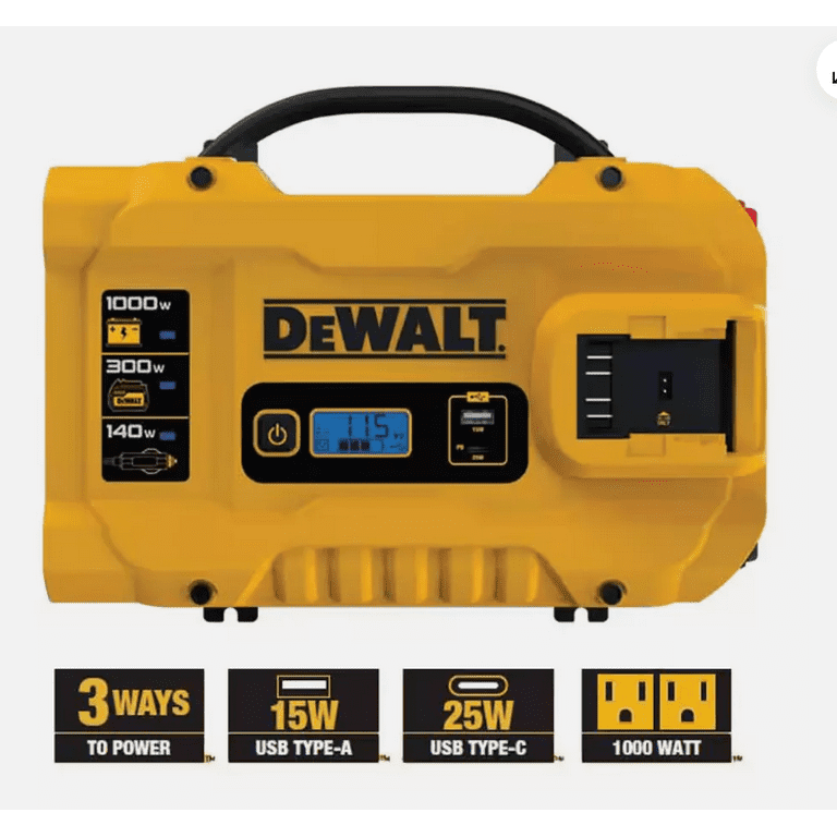 DEWALT power inverter 1000w