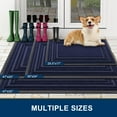 thumbnail image 2 of Buganda Heavy Duty Door Mats, Non Slip Waterproof Rubber Doormats for Outdoor and Indoor, Low Profile Dirt Trapper Entry Rugs, 34"x59", Navy, 2 of 8