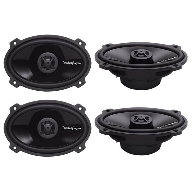 4) ROCKFORD FOSGATE P1462 4x6" 280W 2Way Full Range PUNCH Car Audio