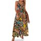 thumbnail image 1 of Vestido sin mangas con diseño funky retro vintage dibujado a mano, ropa de mujer, novedades 2024, ropa para mujer, 1 of 7
