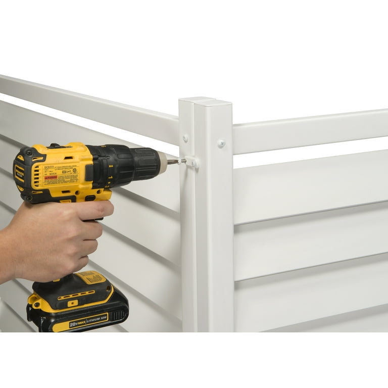 Lumioca 46.8 in. W x 71.37 in. H White Galvanized Sheet