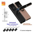 thumbnail image 2 of Biometric Electronic Door Lock Digital Black Smart Lock Tuya App Remote Unlocking Keyless Lock Fingerprint Door Lock ,Smart and Convenient, 2 of 6