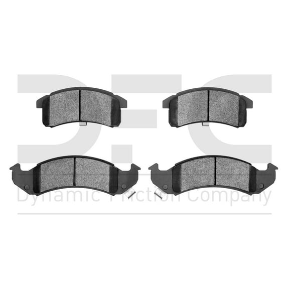 Dynamic Friction Company 5000 Advanced Brake Pads - Semi Metallic 1551-0623-00-Front Set