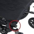 thumbnail image 3 of Silla de ruedas ligera Drive Medical Cruiser III con brazos abatibles y extraíbles, reposapiés abatibles y asiento de 16 pulgadas, 3 of 5