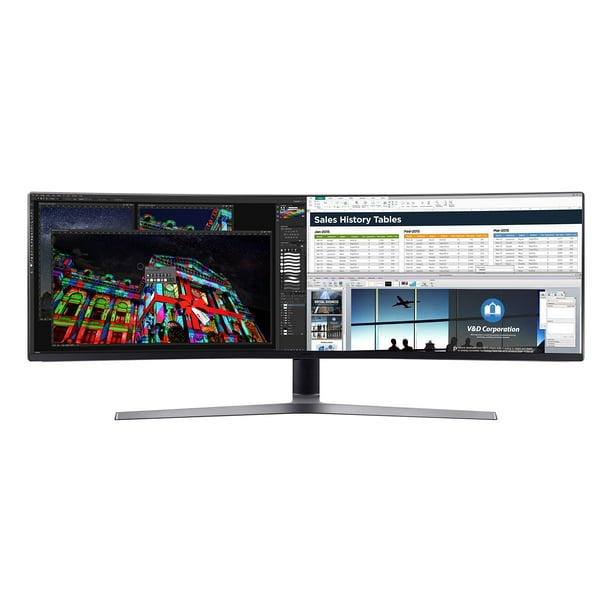 SAMSUNG 49-Inch CHG90 144Hz Curved Gaming Monitor (LC49HG90DMNXZA