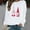 White, variant on Munlar Long Sleeve Womens Sweatshirts Trendy Crew Neck Red Shirts Sweatshirt Fashion Loose Heart Tops S
