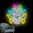 thumbnail image 4 of Handmadetneonsign Nine Tailed Fox Neon Sign, Wild Life Wall Art Decor, Animal Wall Decor, House Wall Decor 51392, 4 of 5