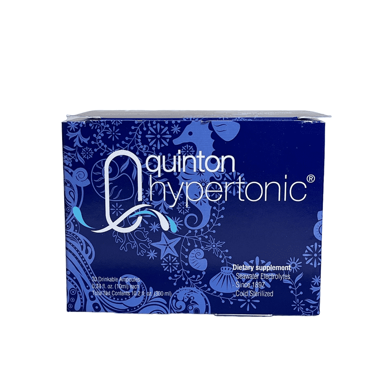 Quicksilver Scientific Original Quinton Hypertonic 3.3 Ampoules 30 ct 