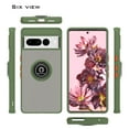 thumbnail image 6 of CoverON For Google Pixel 7 Pro Phone Case, Clear Back Ring Holder Kickstand Cover, Green, 6 of 7