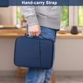 thumbnail image 6 of 8-13 Inch Tablet Carrying Case, Padded Protective Bag Travel Sleeve with Smart Organization for Accessories for Tablets/iPad Pro 11 (2022-2018), iPad 10.9 (10th Gen), iPad Air (5/4th Gen), Galaxy Tab, 6 of 9
