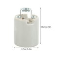 Masteelf Candelabra Socket Replacement E26 Bulb Socket Light Fixture