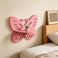 thumbnail image 4 of No Drill Wall Mounted Storage Shelf Adhesive Floating Shelves Bathroom Organizer Kitchen Storage Rack Small Space Wooden Wall Shelf Home Decor Holder Toiletries Cosmetics Display Rack, 4 of 6
