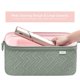 thumbnail image 2 of Bolsa de viaje para herramientas de pelo Leudes Shark Flexstyle Green, 2 of 7