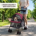 thumbnail image 2 of Carriola Para Perro Y Gato Plegable Hasta 12kg Paseos Perros Surtido, 2 of 5