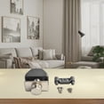 thumbnail image 4 of 1X Square Push Button Catch Lock Cupboard Cabinet Caravan Latch Knob Nickel, 4 of 9