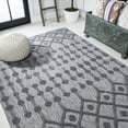 thumbnail image 5 of JONATHAN Y IBIZA 3 x 5 Area Rug, Peralta Moroccan Diamond - Dark Gray, IBZ103A-3, 5 of 10