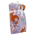 thumbnail image 6 of Disney Ariel Orange, Lavender, Aqua and White Baby Blanket, 6 of 7