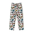 thumbnail image 4 of Goofa Cute Butterfly Printed Soft Pajama Pants for Men, Wide Leg Comfy Casual Lounge Yoga Pants-Large, 4 of 9