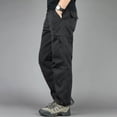 thumbnail image 3 of Men Breathable Utility Cargo Pants Rugged Light Multi Storage Tapered Outdoor Work Pants S-XL, 3 of 10