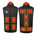 thumbnail image 2 of guisaled Heated Vest for Men Battery Pack Not Included 9 Heating Zones Lightweight Warm Heated Jackets Winter Outdoor Hunting Vests Clothing, 2 of 3