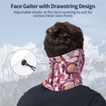 thumbnail image 4 of Neck Gaiter Face Cover Scarf, cute girl pink Soft Face Sun Mask Cover Scarf Headband Cooling Sweat Absorbing Bandanas Hiking Cycling Running, 4 of 7