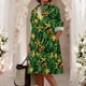 thumbnail image 3 of Vestido camisero Medlor 2025 de verano de manga larga con estampado floral para mujer, 3 of 6