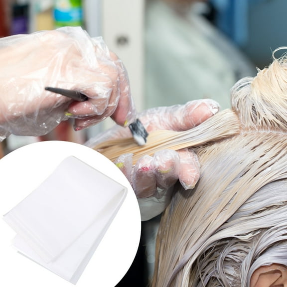 IFANLANDOR Hair Highlighting Strips 100 Sheets Set for Professional Use and Transparent Monitoring 11.79X3.93X0.04In