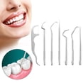 thumbnail image 1 of Juego de bolsa portátil para palillos de dientes de titanio, palillos de dientes reutilizables de acero inoxidable con soporte para picnics y campamentos al aire libre, 1 of 8