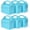 Pop-up Blue-1 count (Pack of 25), variant on 50 Rainbow Party Favor Boxes For Birthday Box Polka Dot And Striped Colorful GooWith Handles 6" Gable Candy Paper Gift
