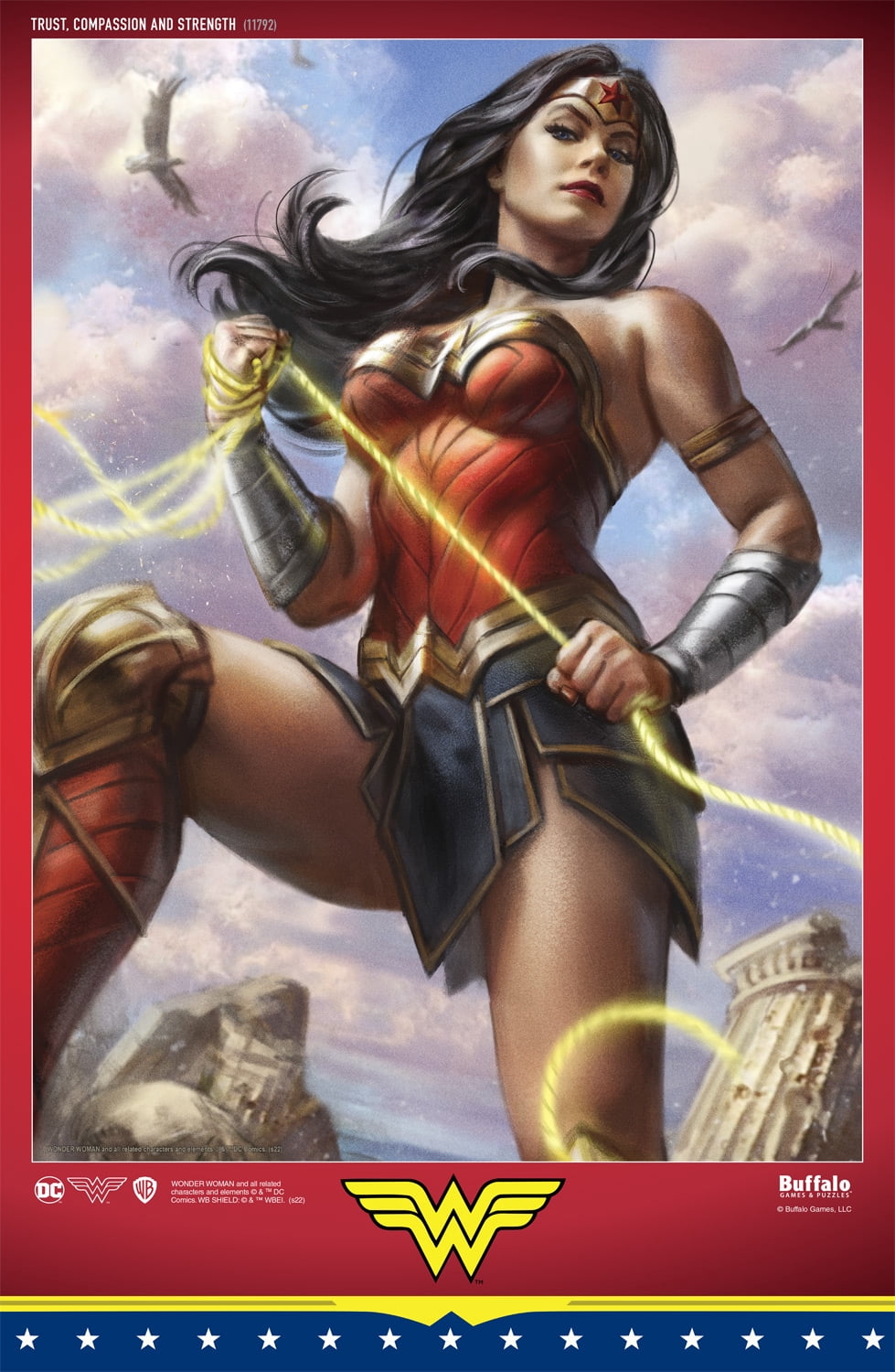 Buffalo Games1000-Piece Wonder Woman Trust, Compassion and Strength Jigsaw Puzzle