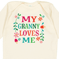 thumbnail image 4 of Inktastic Granny Loves Me Girls Girls Long Sleeve Baby Bodysuit, 4 of 5