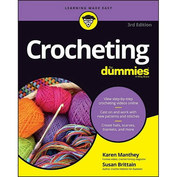 for Dummies (Lifestyle): Crocheting for Dummies with Online Videos (Paperback)