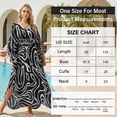thumbnail image 2 of Justay Story Kaftan Dresses for Women Cover up One Size Swimsuit Beach Dresses Black, 2 of 10