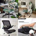 thumbnail image 2 of FKELYI Bohemian Lotus Floral Butterfly Print Office Chair Cover Swivel Chair Protector Cover with 2 Pcs Armrest Covers Anti-Dust Washable Gaming Chair Slipcover, Small, 2 of 6
