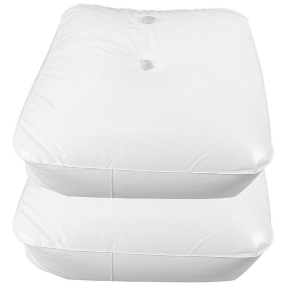 DECOMELODY 2Pcs Square Reusable Water Fillable Weights for Balloon Arch Stand and Column Base 11x11x3In