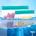 thumbnail image 3 of Reusable PEVA Food Fresh Preservation Bag Fruit Vegetable Storage Sealed Pouch, 3 of 7