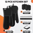 thumbnail image 2 of Set de Cocina KacNacPro de 12 Piezas con Manoplas Resistentes al Calor, 2 of 8