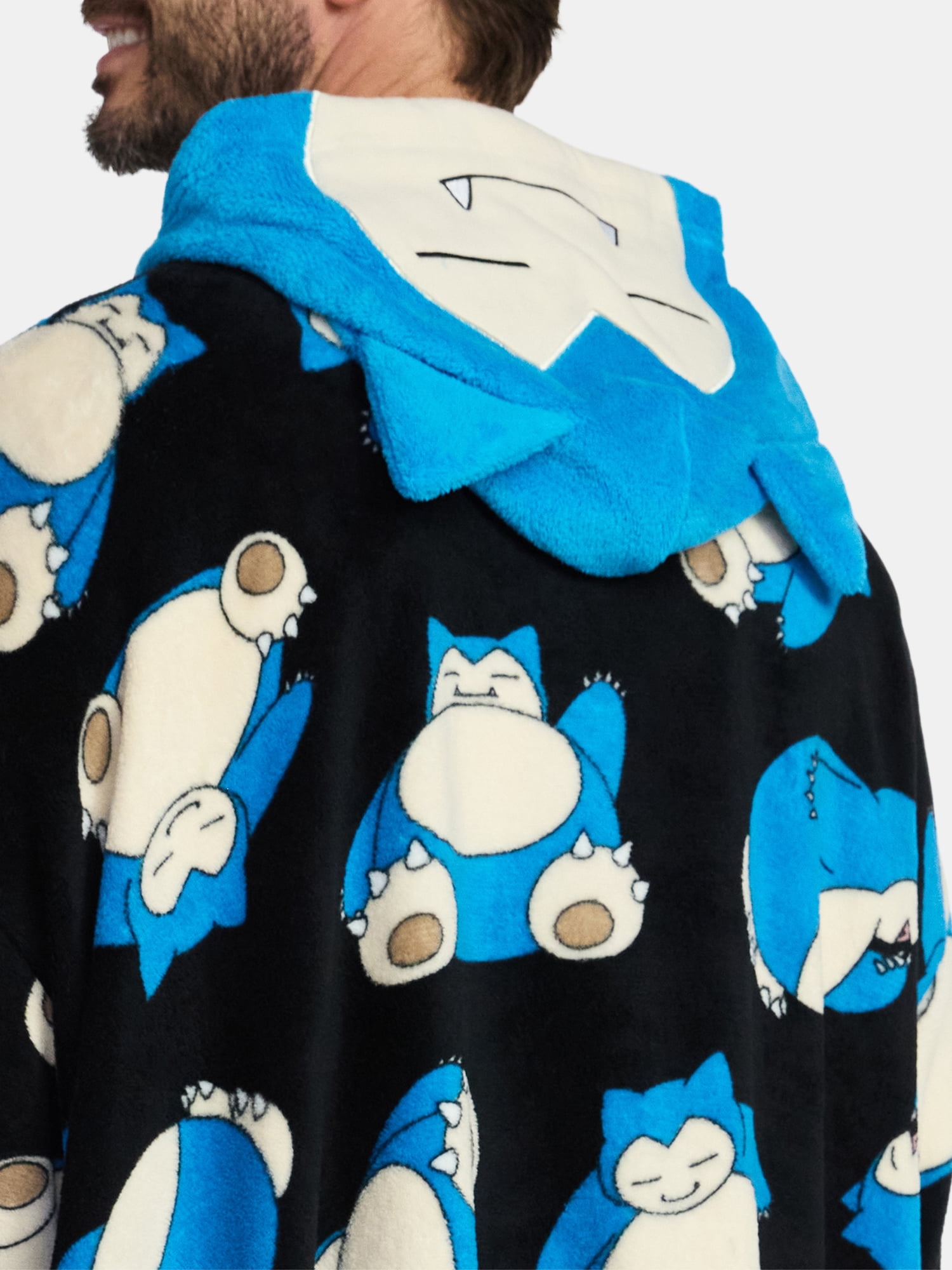 Pokemon Men's and Big Men's Oversized Graphic Hooded Sweatshirt, One Size Fits Most