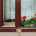 thumbnail image 4 of MIANGASTORE 4 Sets Cabinet Door Elbow Catch Durable Cabinet Window Catch Latch with Screws, 4 of 9