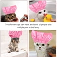 thumbnail image 5 of Pet Shower Caps Reusable Waterproof Ear Protection For Small Dogs And Sphynx Cats Adjustable Grooming Bath Hat Keeps Ears Dry For Puppy Kitten Grooming Supplies Silver, 5 of 7