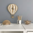 thumbnail image 2 of Nordic Style Cartoon Hot Air Balloon Wall Clock Silent for Time Clocks Crafts for Home Children Kids Room Bedroom Decoration Birthday Gift, 2 of 17