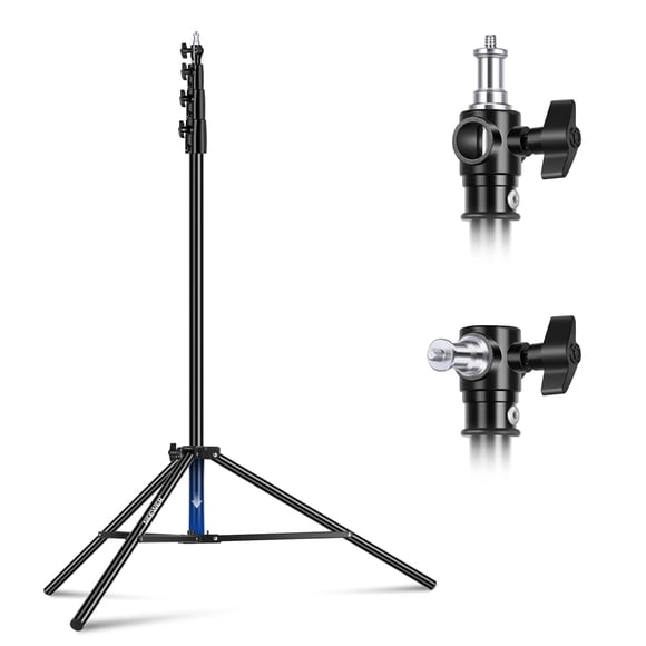 NEEWER 13ft/4m Air Cushioned Light Stand, Heavy Duty All Metal Photography Tripod Stand with 1/4” to 3/8” Reversible Spigot, 3 Way Mounti