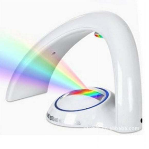 Jinsinto Rainbow Projector Led Light Reflection - Rainbow In My Room - Children Gift For Children (1 Piece - White)