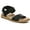 Black, variant on Dr. Scholl's Shoes Womens Island Life Mixed Media Faux Leather Slingback Sandals