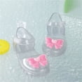thumbnail image 4 of Girl's Jelly Sandals Summer Bow Flat Shoes Closed Toe Summer Beach Shoes Anti slip Transparent Fisherman's Shoes Girl, 4 of 6