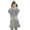 A, variant on Beautyzll 6-15Y Kids Girls Thickened Hooded Bathrobe Soft Cozy Long Pajamas Robe with Belt
