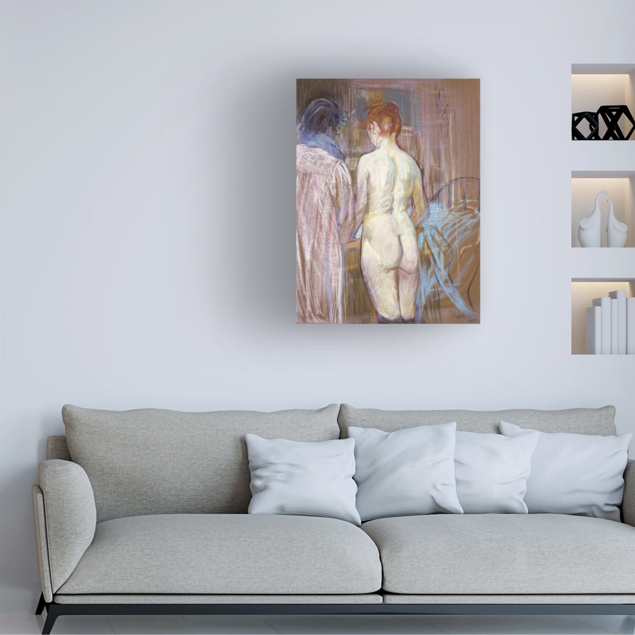 Trademark Fine Art Pictufy   Women1893a1895 Canvas Wall Art