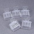 thumbnail image 4 of 5pcs Plastic Clips for Queen Bee Cage Catcher (Transparent) Durable, 4 of 5