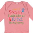 thumbnail image 4 of Inktastic Artist Like Mommy Boys or Girls Long Sleeve Baby Bodysuit, 4 of 5