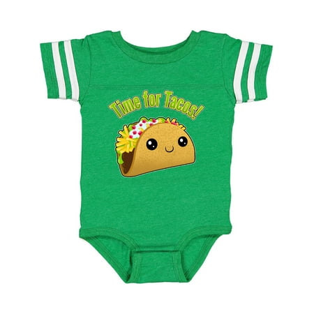 

Inktastic Time for Tacos- cute taco Gift Baby Boy or Baby Girl Bodysuit